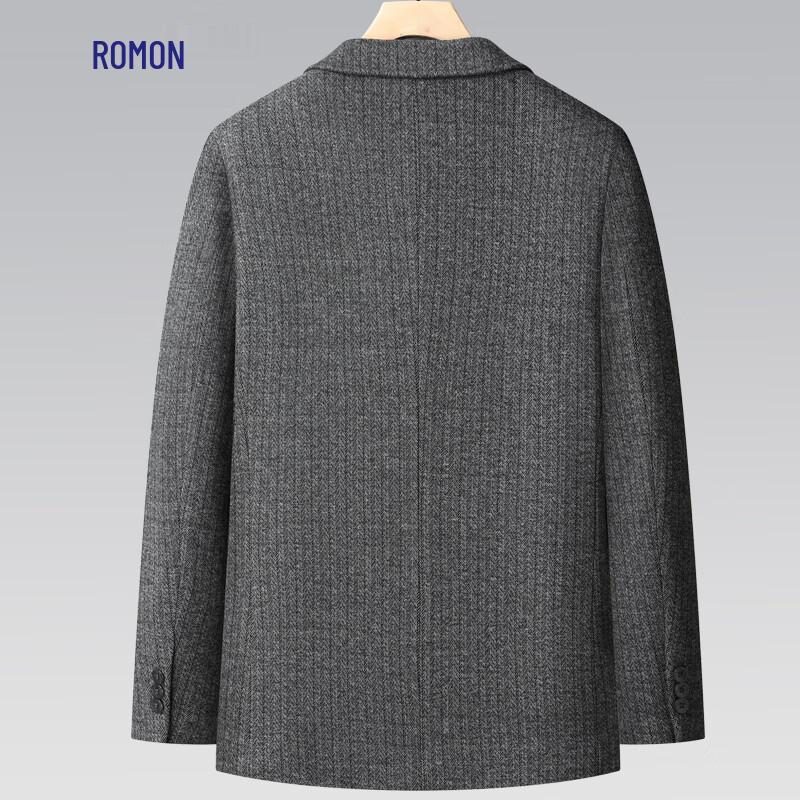 Luomeng Men's Wool Blend Business Casual Blazer