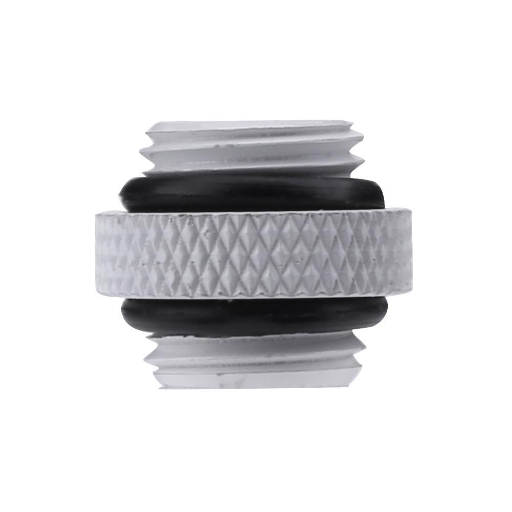 G1/4 Dual External Thread Hose Connector for PC Water Cooling System белый