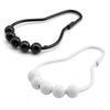 12pcs Rusts Resistant Stainless Steel Bath Curtain Hooks Rustproof 5 Beaded Shower Rod Hook Bathroom Accessories
