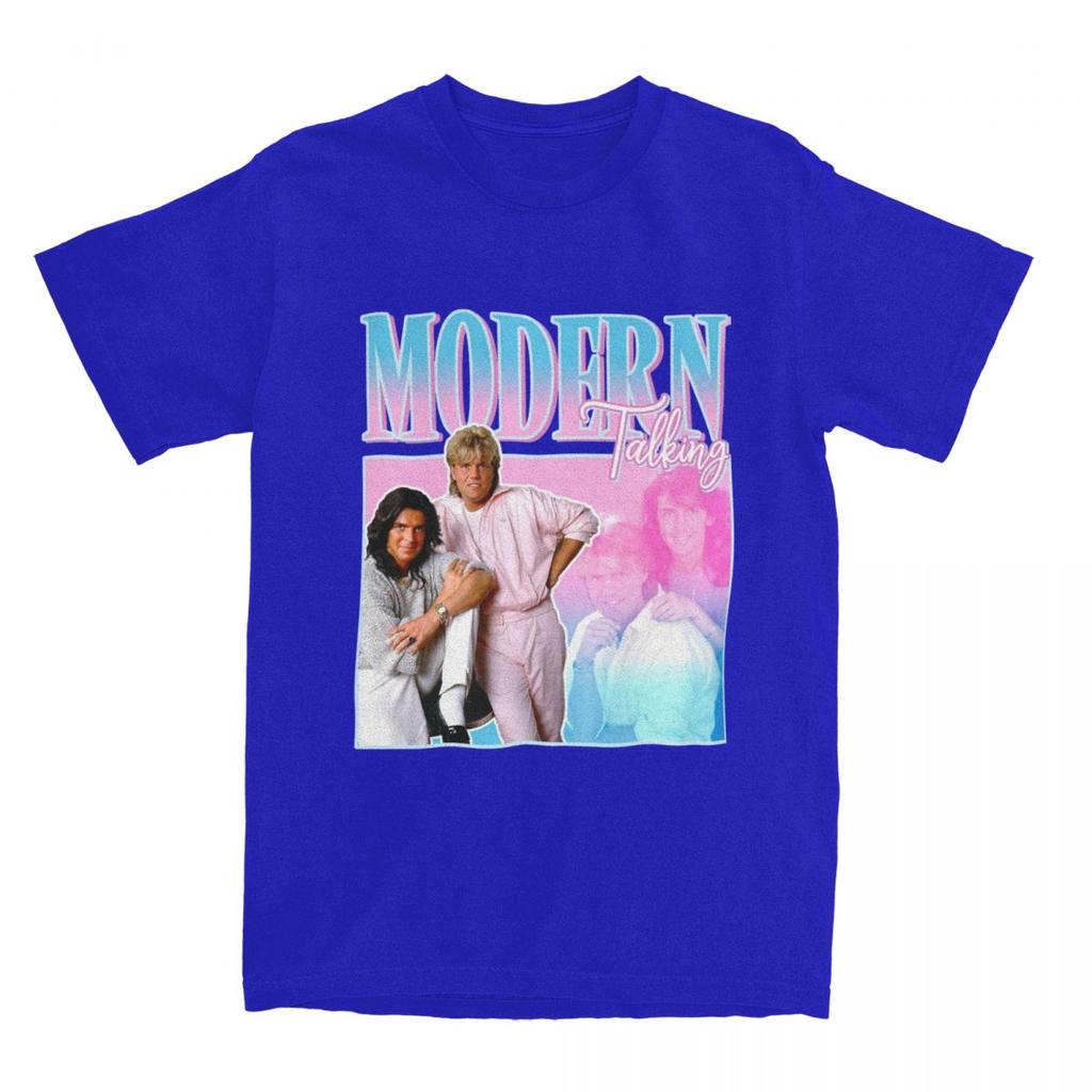Novelty Modern Talking TShirts Unisex Womens Cotton Tee Shirt Printed Clothing