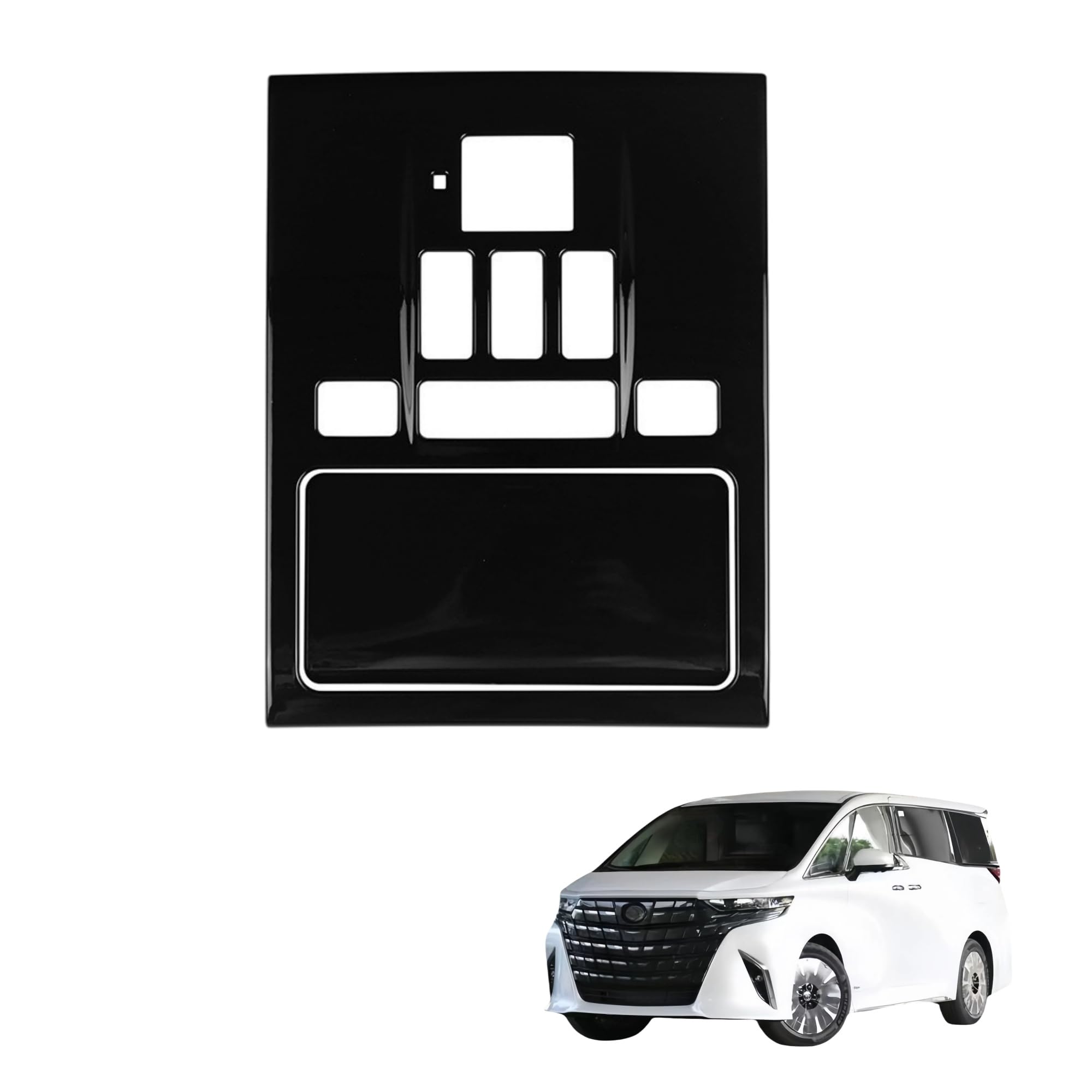 Kylorune Compatible with New Alphard/Vellfire 40 Series Accessories Room Lamp 80mm чёрный