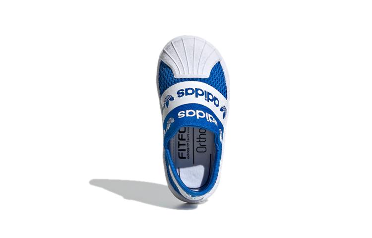 adidas Originals Superstar Collection Smr 360 I Breathable Low Top Toddler Shoes Blue Infant And Toddler FV7606