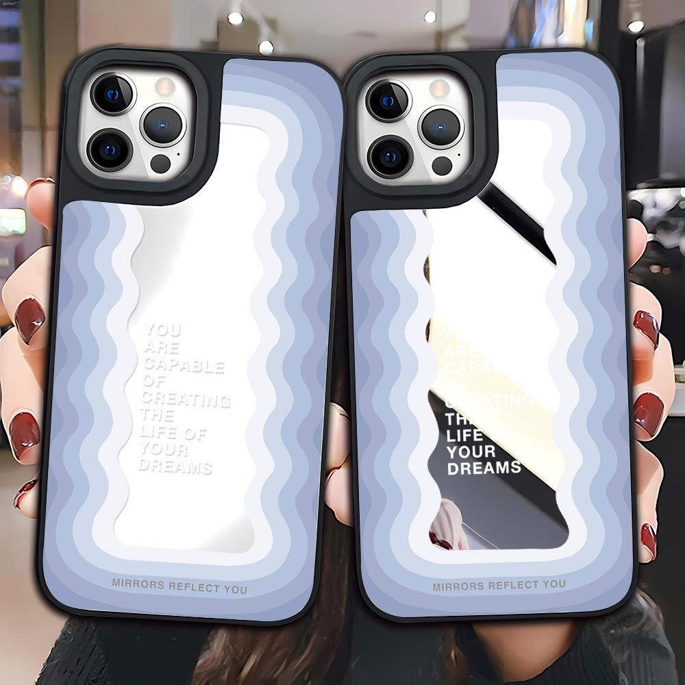 Applicable to Apple 17ProMax premium mirror mobile phone case 15/16 all-inclusive 13/12/14 Pro anti-drop niche