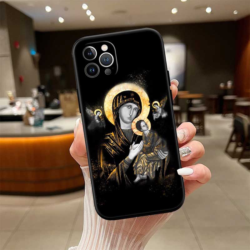

RE62 Virgen Maria Phone Case for Samsung Galaxy A11 A12 A13 A15 A52S A53 A55 A56 A70 A71 A72 A73 F06 F16 F56 S10 Plus S10e Galaxy A72