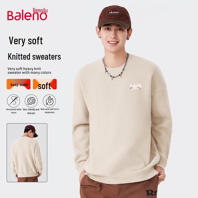 

Baleno Men s Graffiti Print Crewneck Sweater 3XL