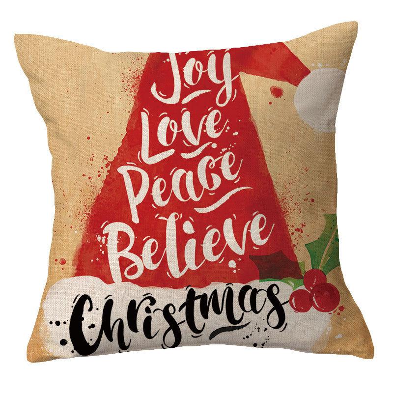Red Pattern For Festive Occasions Throw Pillow Cover With Short Plush Print For Living Room Sofa Decoration Cushion Cover