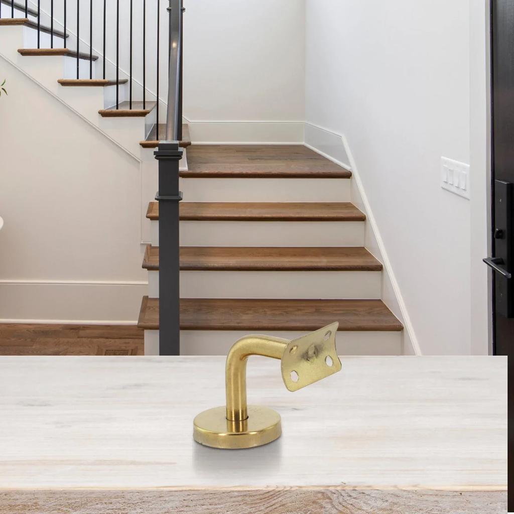 1pcs 60x60 Mm Handrail Bannister Support Stainless Steel Stair Rail Bracket Balustrade Wall Mounted Furniture Hardware
