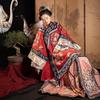 Women's Cheongsam New Chinese Style Embroidered Hanfu Secret Tang Style Antique Clothing Heavy Embroidery Qing Dynasty