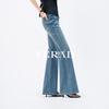 YERAD Women's Supermodel High-Stretch Flared Denim Jeans