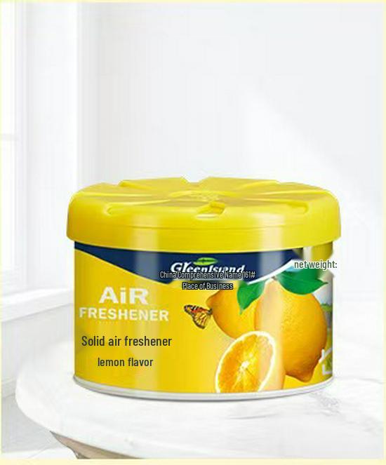 Green Island Solid Air Freshener - Toilet & Indoor Fragrance Balm for Odor Control