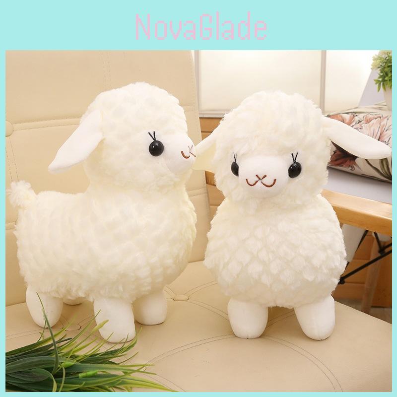 Cute Short Plush Sheep Doll Perfect Gift For Children's Birthday
