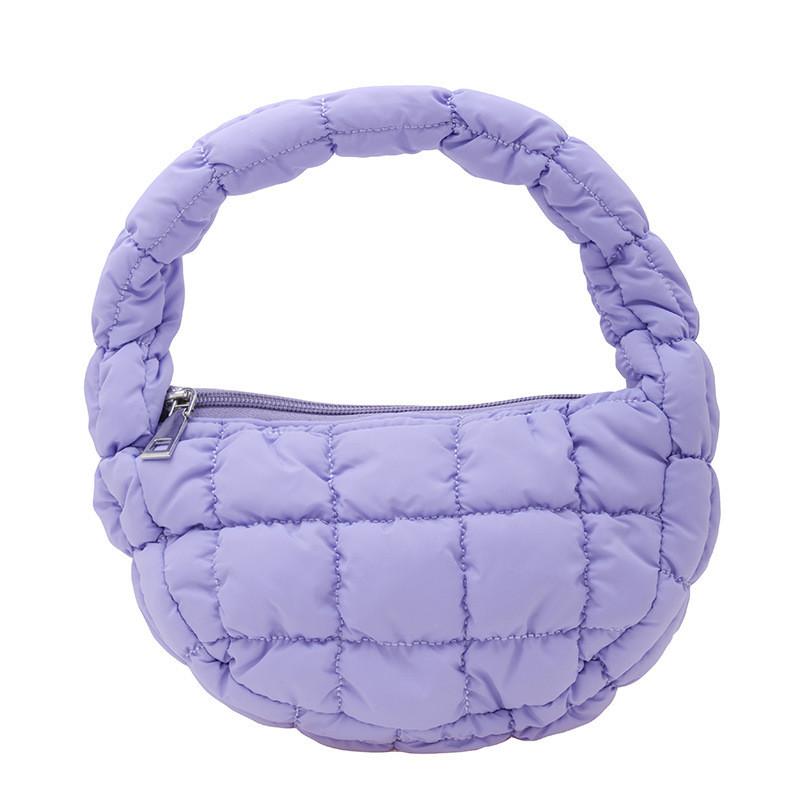 Childrens And Autumn Winter Temperament Portable Simple Texture Girl Cloud Bag