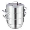 Drume 3-stufiger Edelstahl-Dampfgarer Topf