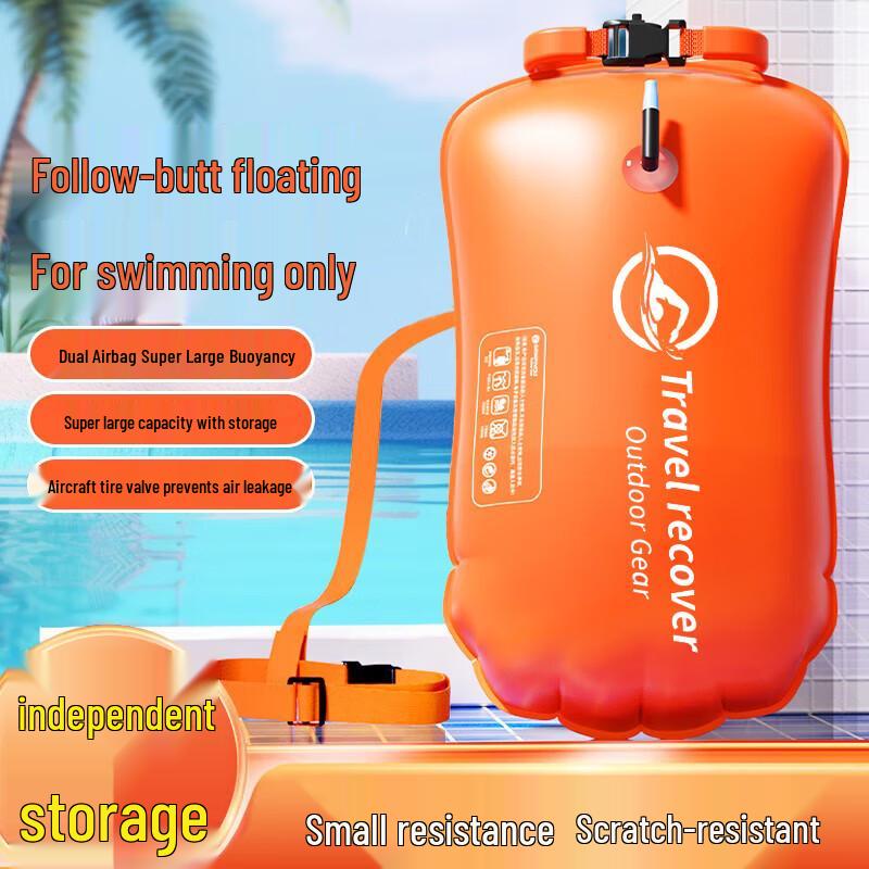 Adult Anti-Drowning Double Airbag Swimming Buoy