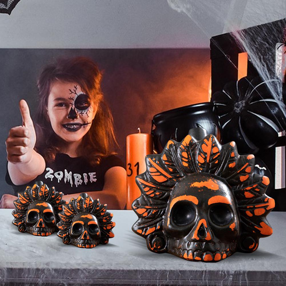 Spooky Aztec Death Whistle Loud Scream Whistle Skull Whistle for Halloween Prank Props