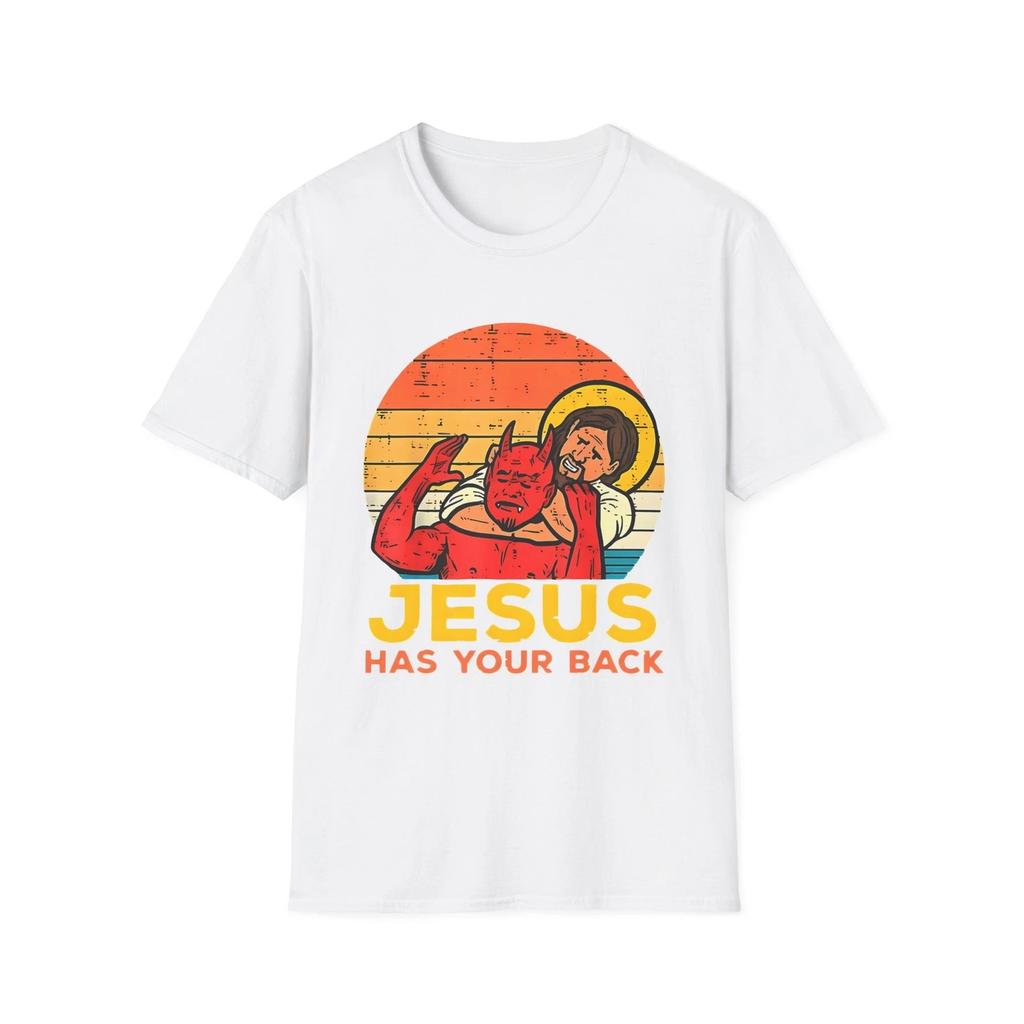 Jesus Has Your Back Christian Religous T-shirt Christ