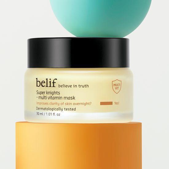 Vita Glow/Vitality Recharge Belief Super Knights Multi Vitamin Maske 30ml Einzeln