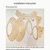 Wooden 105 Brushes Holder Minimalism Paint Brush Organizer Pen Pencil Holding Rack  Colored Pencils