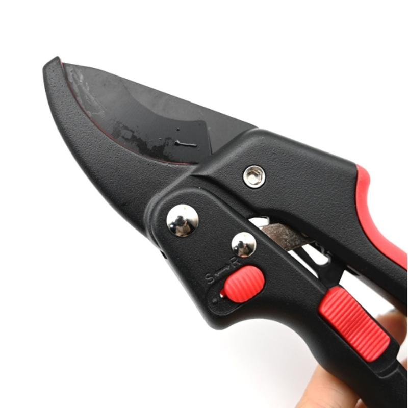 Adjustable Pruning Shears with SK5 Steel Blade for Labor Saving Cutting and Adjustable Force Control in Garden Maintenance