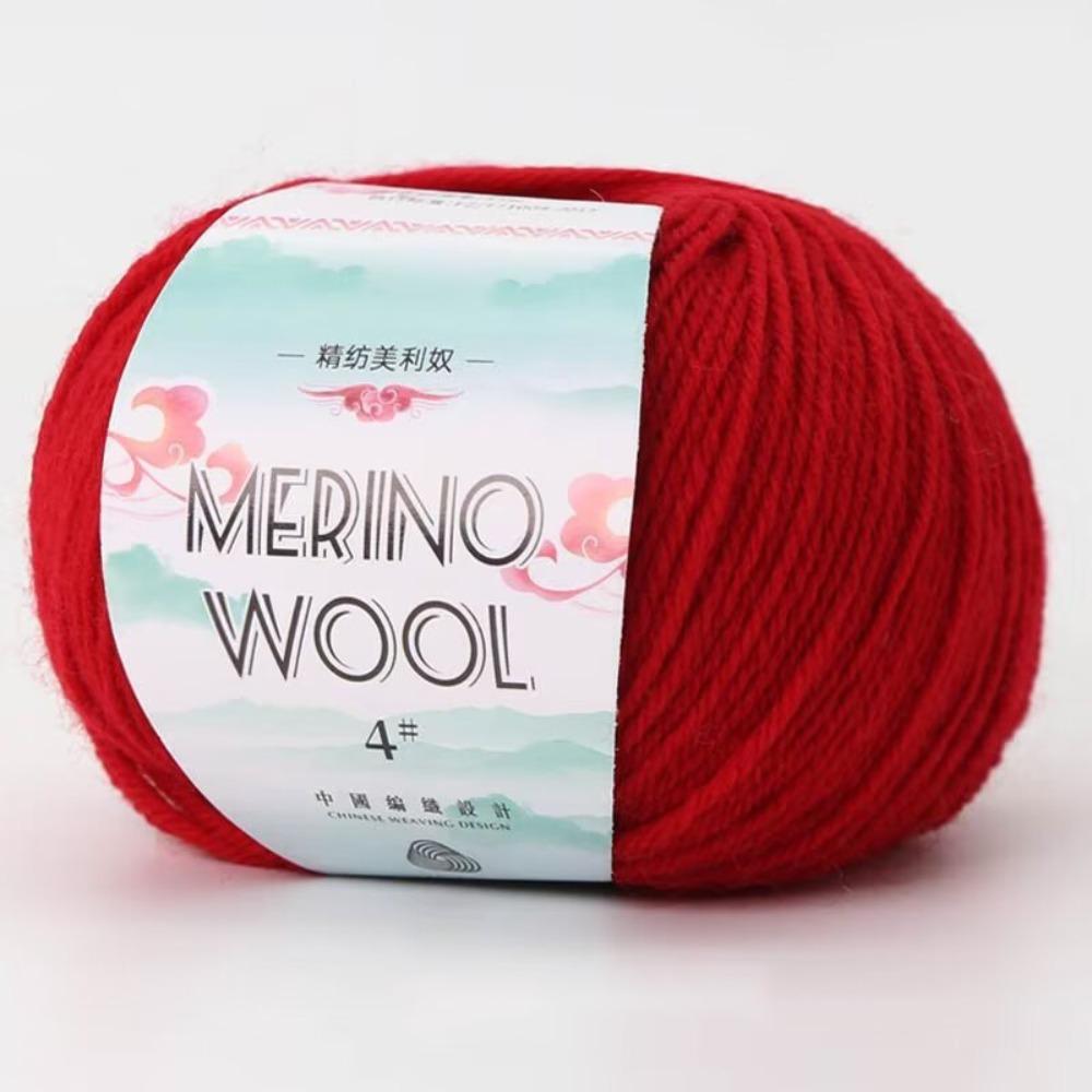 

2 шт. Новая 50 г/моток Пряжа из мериносовой шерсти для вязания 130 м Шерстяной клубок пряжи DUY Craft Крючком Шарф Одежда Шапки Плетеная пряжа