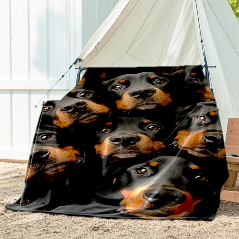 1pc animal pattern blanket, all season lightweight home office outdoor nap multifunctional blanket