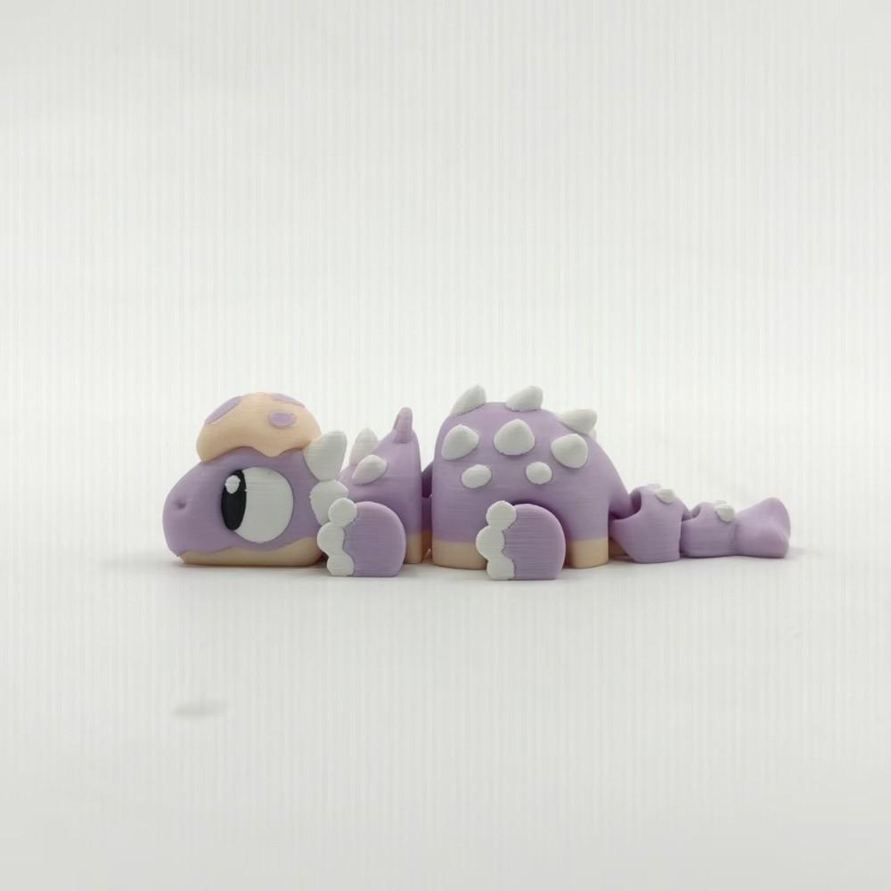 Cute Design Dinosaur Figure 3D Printed Desktop Figure New Dinosaur Mini Statue  Home Decoration