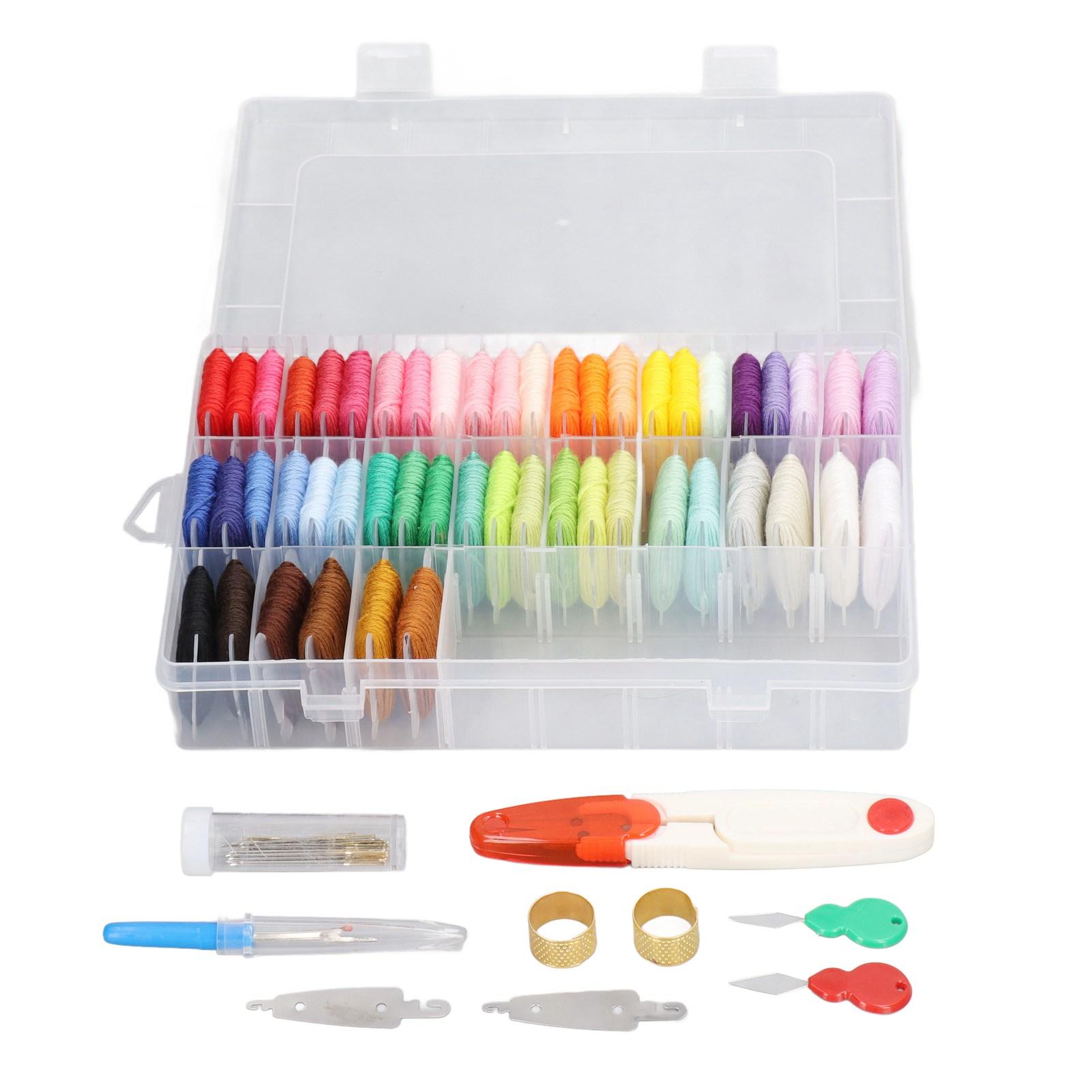 

Embroidery Thread 50 Colors Cross Stitch Thread Embroidery Floss Set For Embroidery Friendship Bracelet String Making