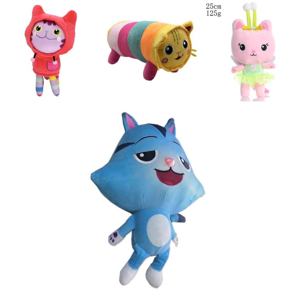 Gabby's Dollhouse Plush Cartoon Stuffed Cat Plushie Doll Kids Xmas Gifts