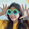 Funny Glasses Women Birthday Party Eyewear Personalized Black Eyeball Decorative Shade Men Halloween Ball Alien Eyeglasses