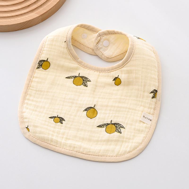 Weiches sechslagiges Baby-Lätzchen aus reiner Baumwolle - Mullwindel für Neugeborene