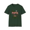 Unisex Softstyle T-Shirt POPPA Bubble Letters Elf Shoes Crown Christmas Holiday