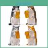 Adorable Beer Cat Pvc Collectible Figurine For Wedding And Celebration Gifts