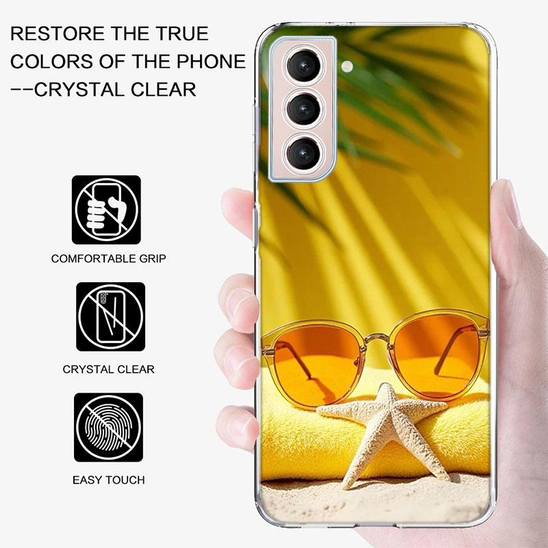 Summer Vibe Sea, Beach, Sand Phone Case For Samsung A16 A26 A36 A56 A17 A15 A25 A35 A55 A14 A24 A34 A54 A04S A05S Galaxy Note 20