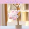 Mini Kirby Adorable Plushie Pendant With Rabbit Appearance For Backpack Decor