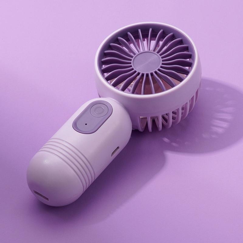 Convenient USB Fan Lightweight Cooling Fan Camping Fan Small Handhelds Fan Plastic Office Fan Perfect for Everyday Use