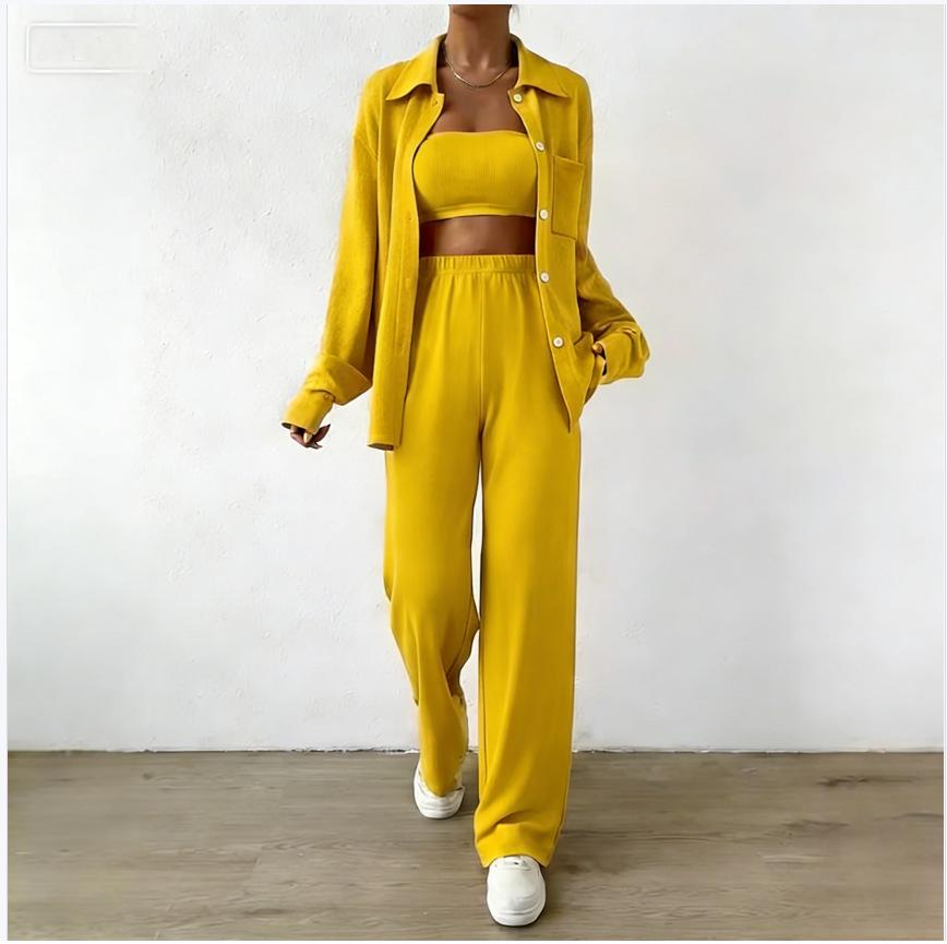2026 Plus Size Women s Spring & Autumn Fashion Cardigan Two-Piece Set Small