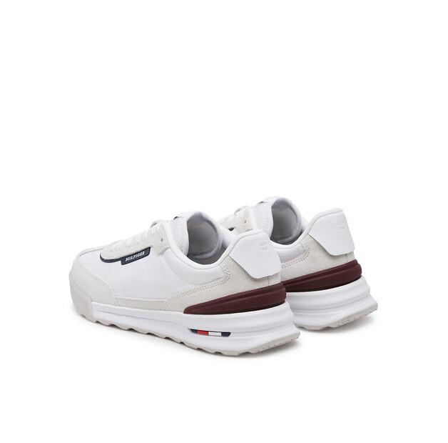 Мужские кроссовки Tommy Hilfiger Retro runner seasonal fm0fm05425 белые