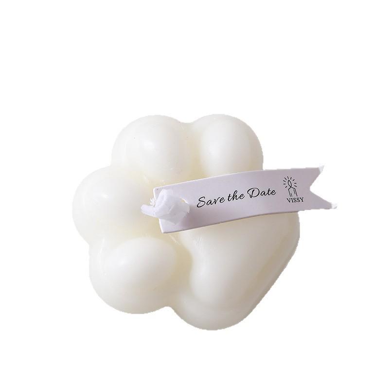 Cute Kitten Paw Scented Candle: Creative Home Decor & Photo Prop