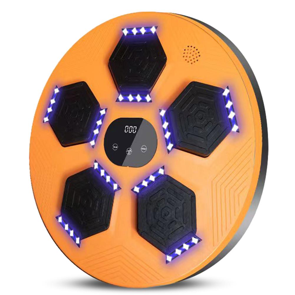Intelligent Music Boxing Machine LED Electronic Response Boxing Machine Target Home Wall Hanging Sandbag Trainer for Kid Adult