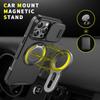 For iPhone 16 15 14 13 Pro Max Plus Magnetic Finger Ring Holder Military Protective Case