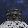 Free Shipping Style Stainless Steel Gothic Accessories Lost Skull Ring Anel Masculino Punk Jewelry Boyfriend Gift OSR731