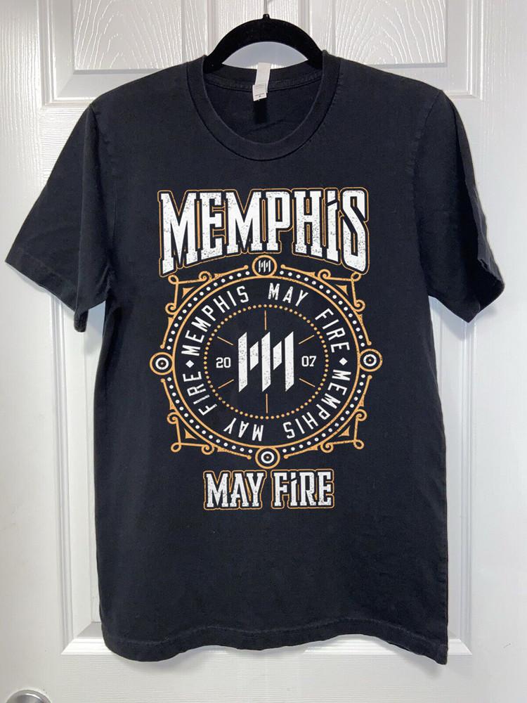 

NEW Memphis May Fire Band Logo Classic Black All Size Gift For Fan OM101 Unisex T-Shirt L