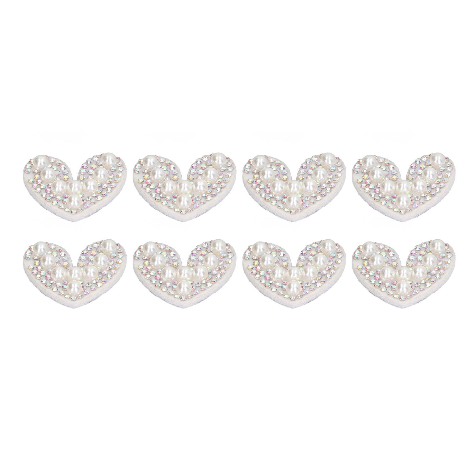 

40 шт. Стразы в форме сердца нашивки своими руками красивые пришивные заплатки для ремонта одежды украшения