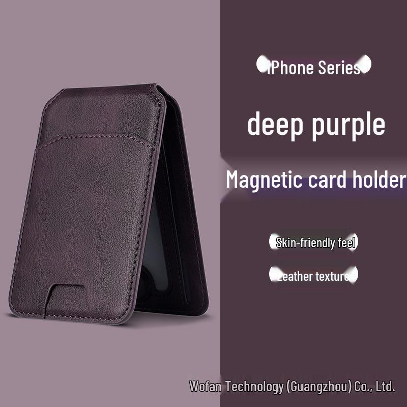 Ultra-Thin Magnetic Card Holder for iPhone 14/15/16 Pro Max with Stand