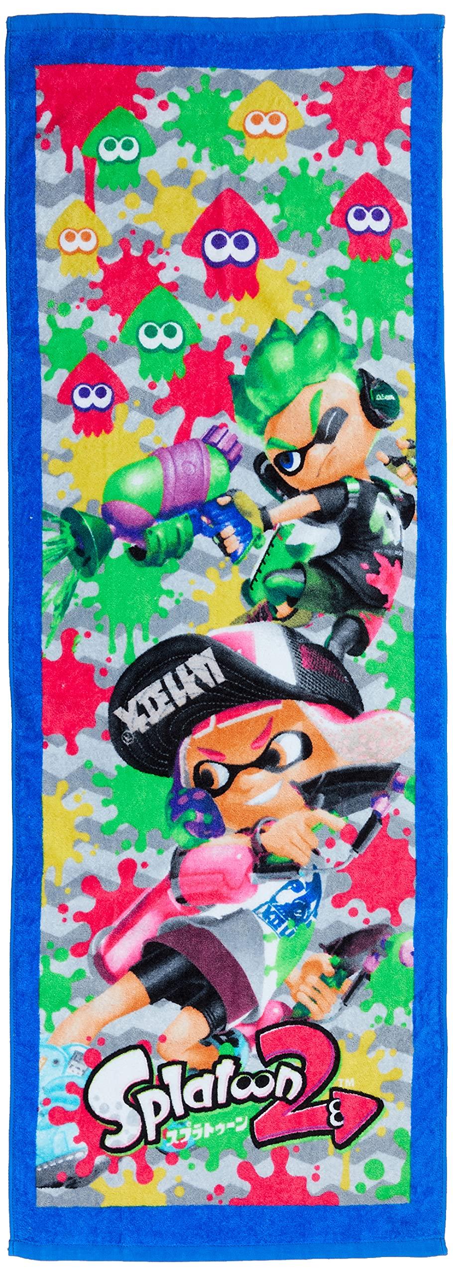 

Полотенце для ванной Marushin Junior Nintendo Splatoon 2 40 x 110 см Летние чернила Хлопок 4525001900 100%