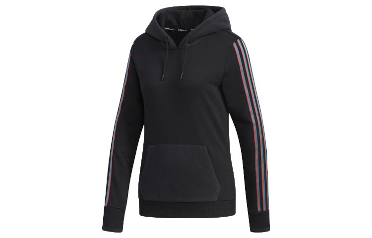 Adidas Neo Sweatshirts Women s Black Hooded Moderate Regular EI4334 S
