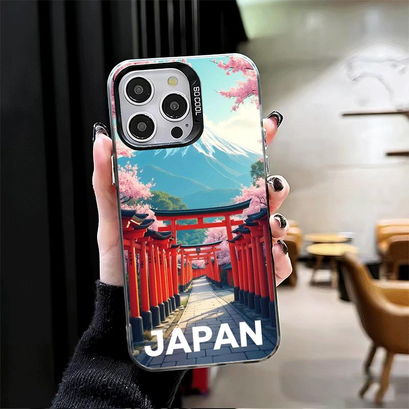 Osaka Tokyo Japan Scenery Soft Phone Case for iPhone 15 16 17 Pro Max 17Air 16E 14 Plus 13 12 Mini Shockproof Cover Back Shell