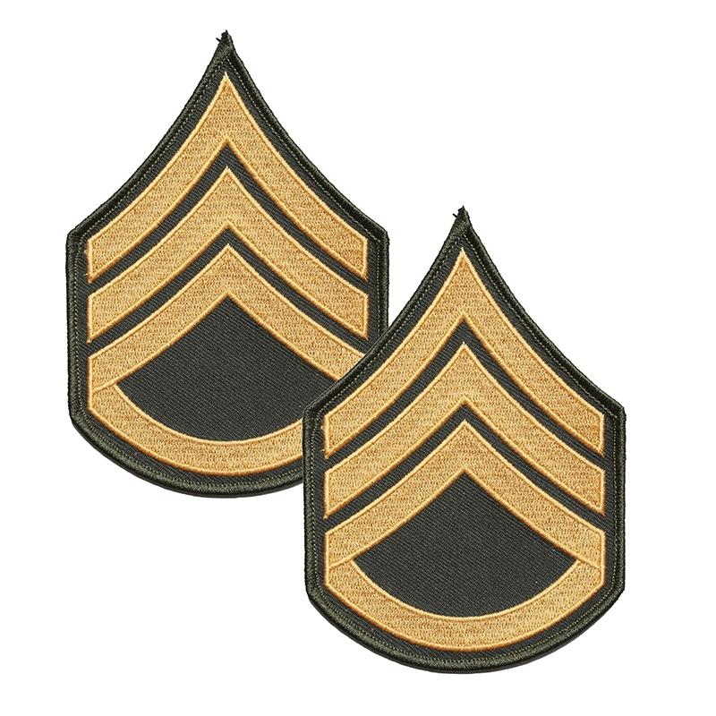 US Vietnam M65 Trench Coat Armband Embroidered Sergeant Major Sergeant Sergeant Shoulder Badge OG107 Shirt Badge TCU Badge