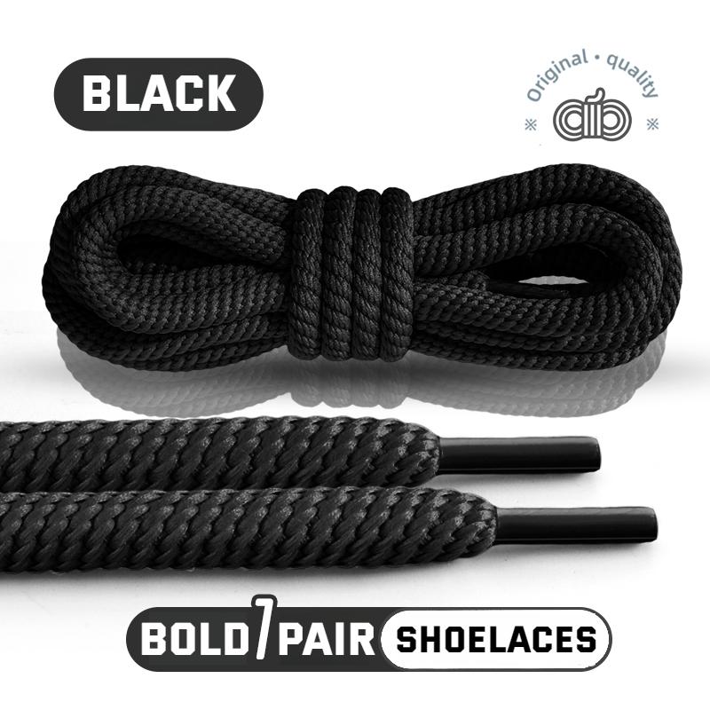 1 Paar Runde Schnürsenkel für Schuhe 10mm Dicke Schnürsenkel Laufschuhe Schnürsenkel 100/120/140/160CM Qualität Seil Schnürsenkel