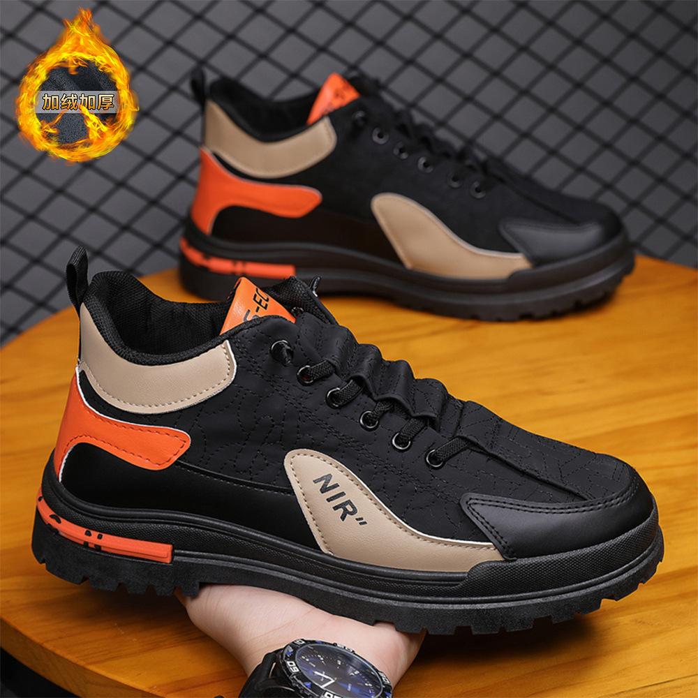 Neue Herren Martin Stiefel Leder Schnürschuhe Freizeitschuhe Herrenmode Plateau Sport Trendschuhe